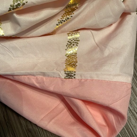 NIB intelligent Design Raina Duvet Set Metallic Print Geometric Style Pillows - Picture 9 of 16